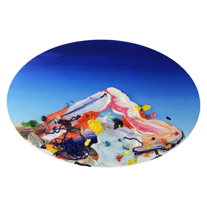 BORDERS 081023 oil on canvas 610×910mm 2023