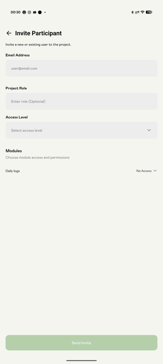 KleethHQ's tweet photo. Onsite 1.5 is now being rolled out.

We have simplified user onboarding for projects.

You can now invite team members to your Project even if they don't yet have an Onsite Account.

- Enter their email
- Choose their role on the Project
- Select their Access Level
- Send Invite. https://t.co/lWMcOD9iOx