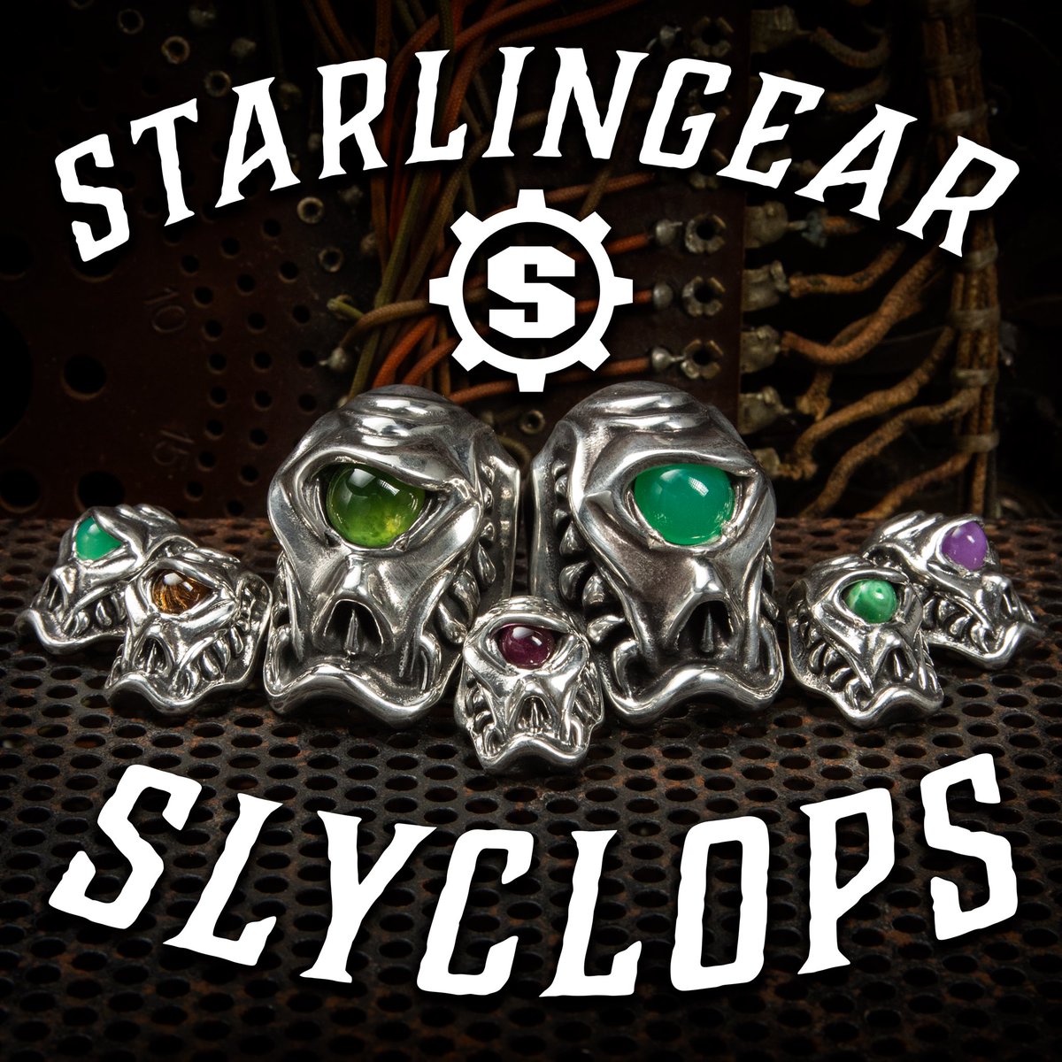 MonkeyEdge's tweet photo. The @Gear_Japan Slyclops hits different with exotic stone eyes. From the classic SGear look to one of a kind stone inlays, each bead and ring takes on its own character depending on the material set into the eye.
Head to https://t.co/zSaEgsmDch to check them out.
#starlingear https://t.co/N43jVQkTtf