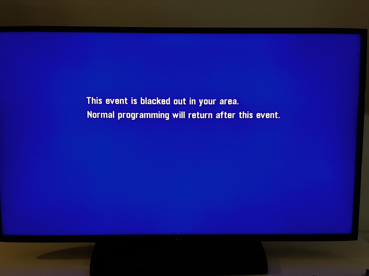 SpitFire8052's tweet photo. Ridiculous when you’re traveling at a hotel in Georgia and can’t watch the Braves on TBS for a game in Boston… @Braves https://t.co/zr9FCcR1EK