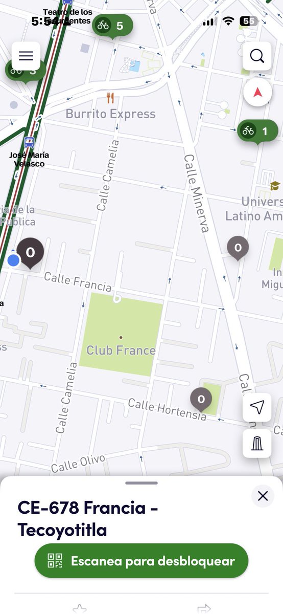 elRuuuu's tweet photo. @ecobici se solicita su apoyo para el balanceo de la estación de Francia. 
Gracias. https://t.co/pBLPNsvQjm