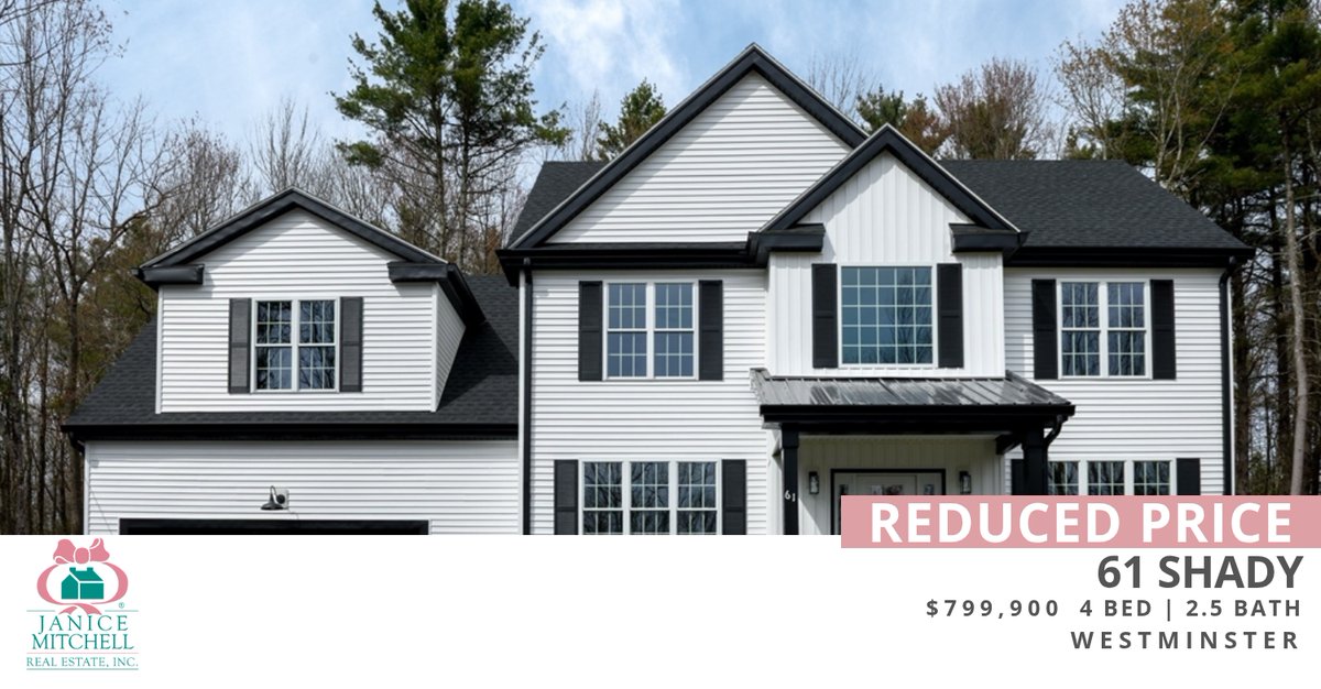 traceyfiorelli's tweet photo. 📍 Reduced Improved 📍 This recently reduced home at 61 Shady in Westminster won't last long! Reach out here or at (508) 509-8162 for more information!

Tracey Fiorelli ~ REALTOR
508-509-8162
traceyfiorelli@juno.com

Tracey Fio... https://t.co/1eju8jWEmy https://t.co/nirMvBkZCr
