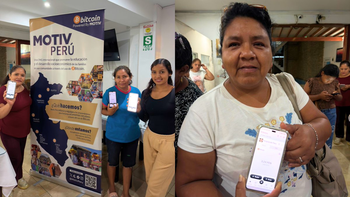 MotivPeru's tweet photo. 📚⚡ First Educa Bit class in Huanchaco, Trujillo, Peru.

At Motiv Peru, through these workshops aimed at artisans, hotels, and restaurants, we promote financial education, financial sovereignty, and the development of circular economies through the use of Bitcoin.

We continue to provide knowledge and new opportunities to strengthen businesses and communities. ₿🇵🇪

#EducaBit #MotivPeru #Bitcoin #FinancialEducation #BitcoinEducation #Huanchaco #BTC #CircularEconomies @kinetic_finance
@awstian
@JoeNakamoto
@isabellasg3
@LOReBitcoin
@MotivPM
@RunwithBitcoin
@frankcorva
@paystand
@piratehash
@madalena_antao
@b4_humanity