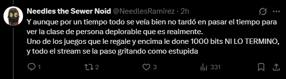 artiwoly's tweet photo. lo juega: no me gusto porke grita mucho
no lo juega: estoy enojao porke no se lo paso

yapo decidete, ME KAEN MAL LOS ODIOOOO https://t.co/I6mKrvBz27