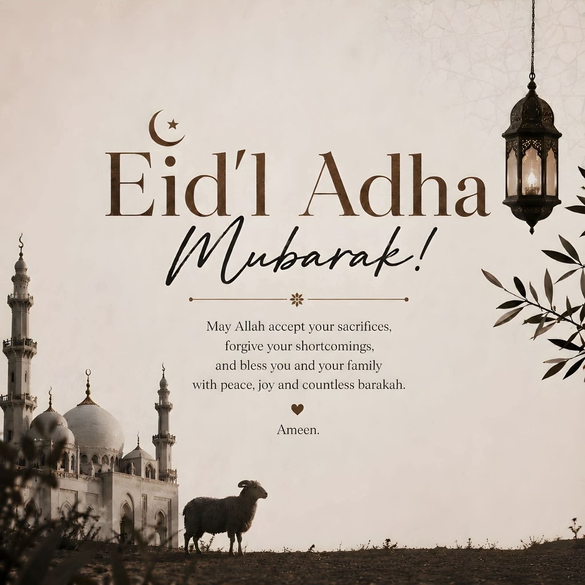islamicfreedom's tweet photo. I ask Allah to forgive me and you for all the sins we remember and the sins we have forgotten.

Eid Mubarak everyone, from my family to yours! ✨🫶🏻 https://t.co/0nsa2sd50I