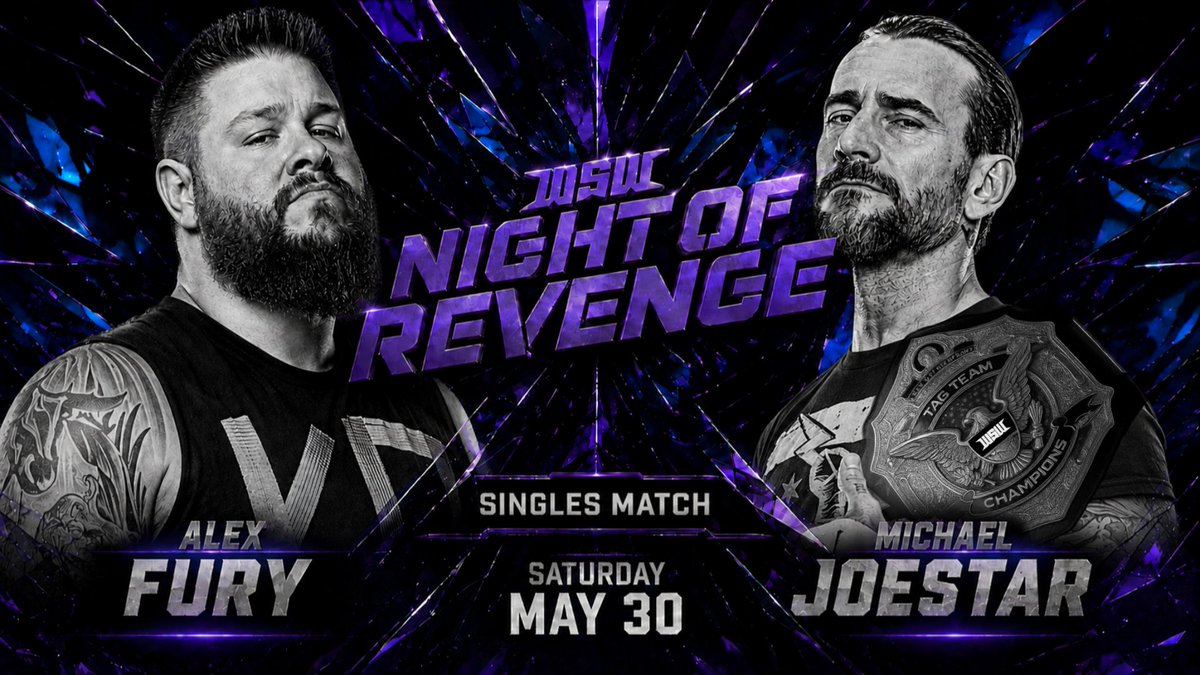 WSWFederation's tweet photo. Legacy, &amp; Star Power Collide With Rage, &amp; Ruthless Aggression!

WSW Tag Team Champion @WSWJoestar steps into battle against the explosive @AlexanderFury_, at WSW Night Of Revenge!

Sat, May 30 | JSCA International Stadium | Ranchi, Jharkhand! https://t.co/SrCdLy1g0H