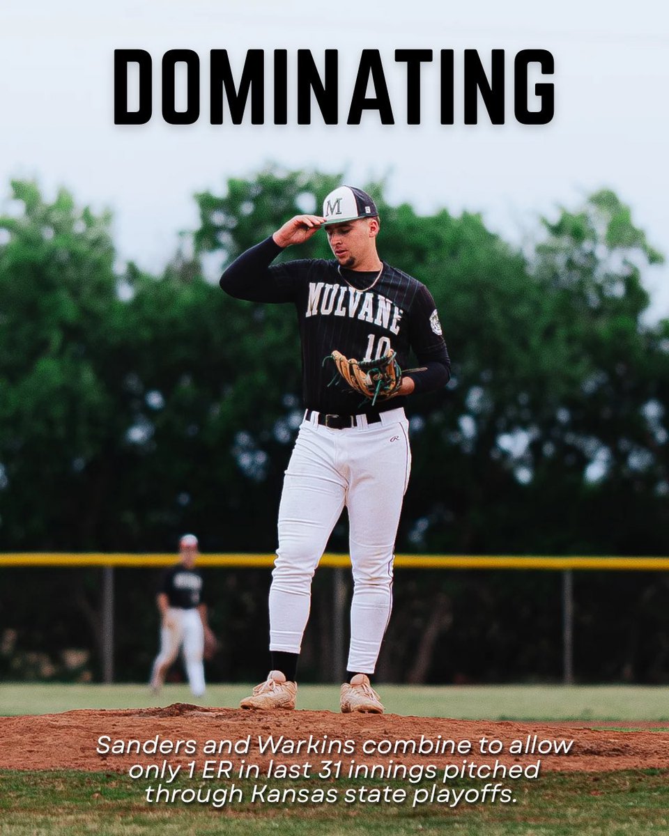 premierpitching's tweet photo. Since May 7, Sanders and Warkins have been untouchable. 👀

Both pitchers combined for a 1-0 win in extra innings on Monday to send their team to the semifinals. 

Location | Wichita, KS
Coach | David Sanders @d3_derbyks 

#DominateTheZone | @GreySanders07 @Hagen_Warkins https://t.co/BIW0k9CQm8