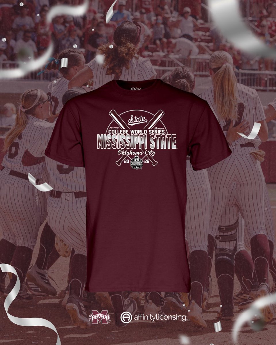 affinitylicense's tweet photo. Congrats to @HailStateSB 🤩 Dawgs are OKC BOUND!!!

#OKCDawgs  #RoadToWCWS

Get ready for the WCWS: https://t.co/7v49R8XSPT https://t.co/LxdVUVXeiZ
