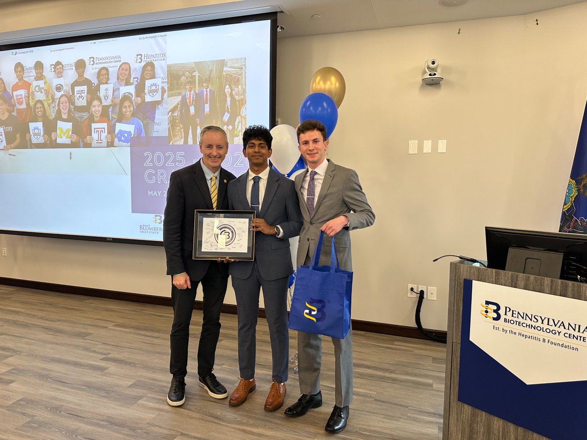 BiotechnologyPa's tweet photo. Today we celebrated the amazing Central Bucks School District students who completed the 8th year of our biotech partnership program! 🎉🔬

To support this program donate here 👉 https://t.co/jrhqLRZB1S https://t.co/CAiHo2dy1B