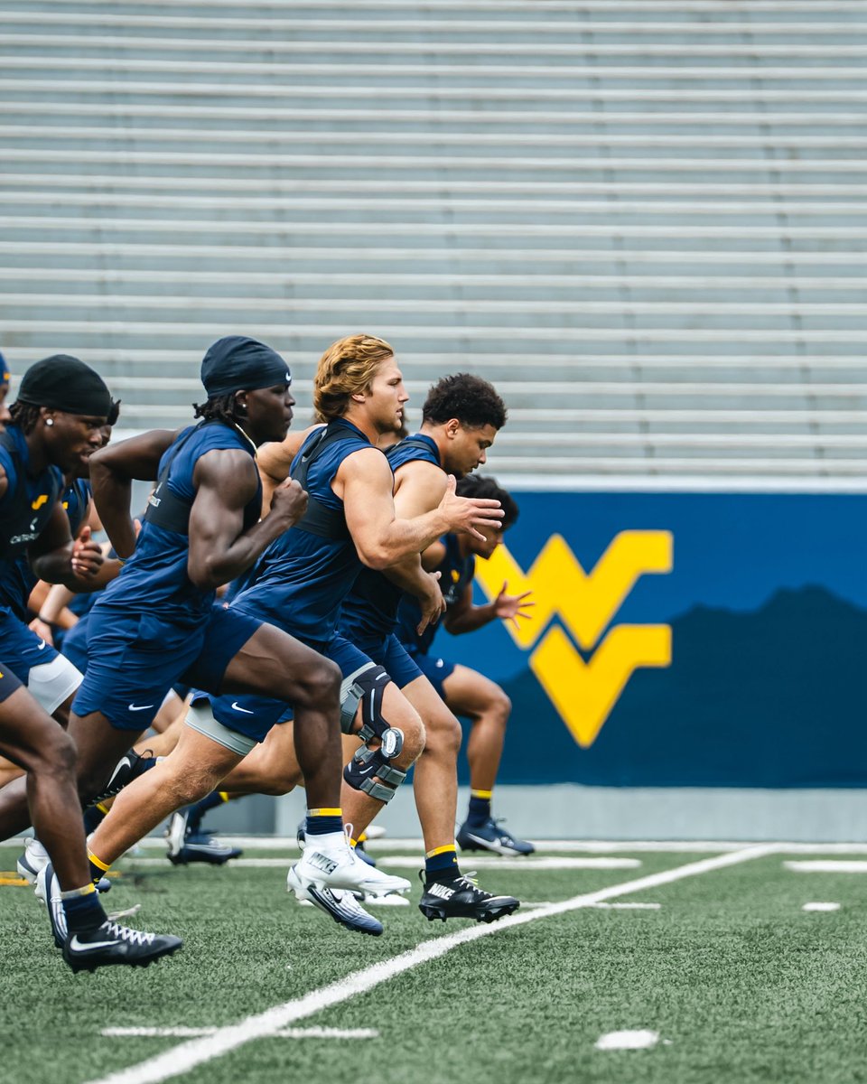 WVUfootball's tweet photo. Back at it 💼 https://t.co/IbkdZZKN8h