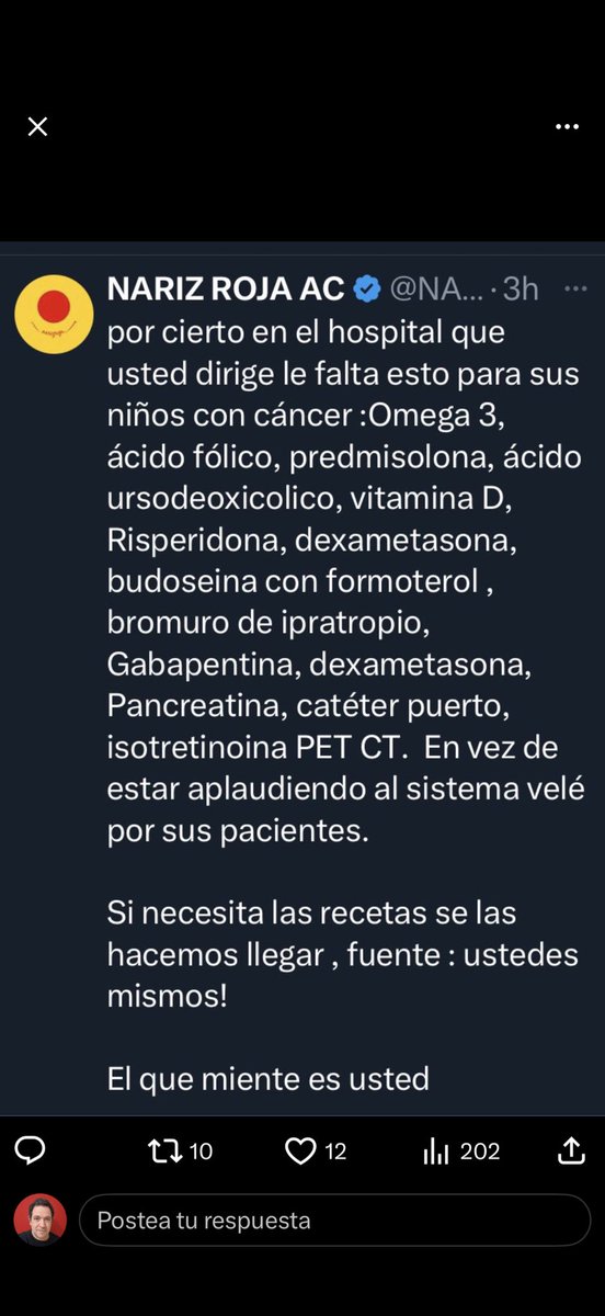 NARIZ ROJA AC tweet media