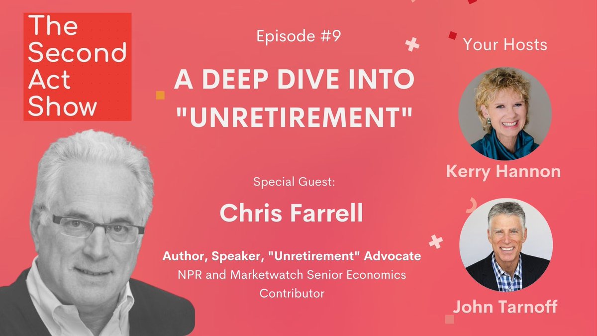 johntarnoff's tweet photo. Check in with us as we check in with Chris Farrell, a nationally-recognized career expert and economics writer. 

Register and Join 
https://t.co/BjkamaOZjh
https://t.co/Lo6pQZtIAd

#secondact #unretirement #retirementcareer  #over50 #career #jobsearch https://t.co/AlA43xhBQg