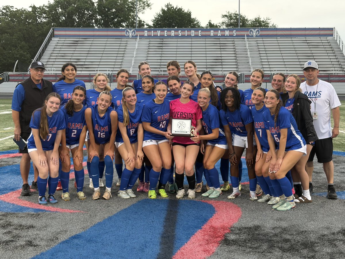 RVHSRamsSports's tweet photo. Meet your girl, soccer district champions, the Riverside Rams! Riverside defeated Briar Woods 1-0.  We will host the region semifinal on Monday or Tuesday https://t.co/oTrGB69x7U