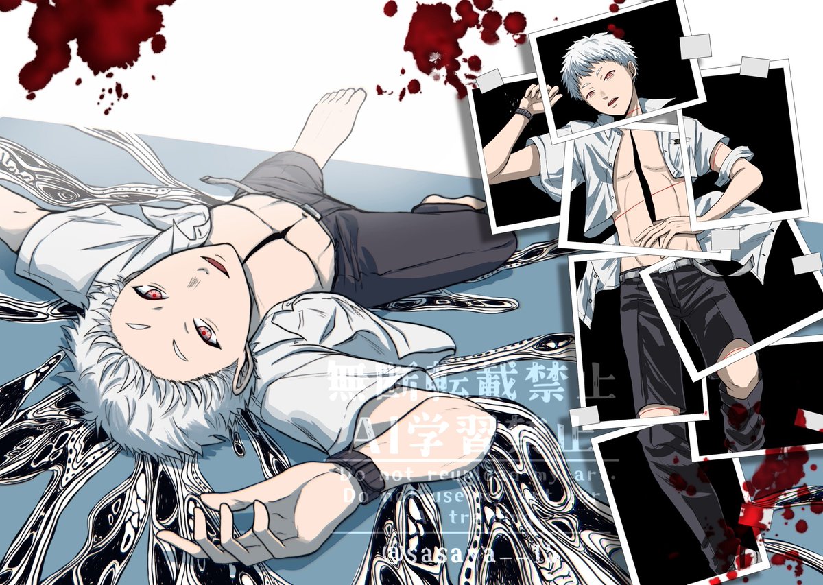 sasaya__15_'s tweet photo. ど～～～せセンシティブ判定くらってんならこれも上げちゃお～～～
１月に発行したイラスト本のヒカです https://t.co/t5gH5o3lS0