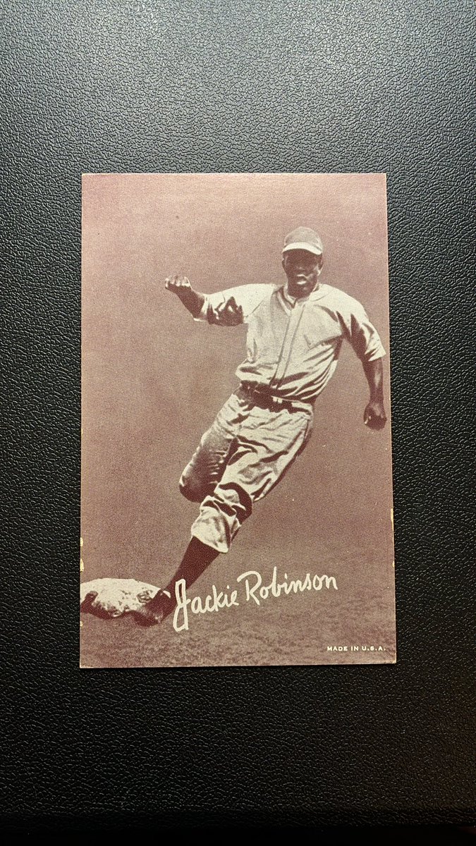 DaCardShop's tweet photo. 1947-66 Exhibit Jackie Robinson 

$195 shipped https://t.co/xEJpmHnWkk