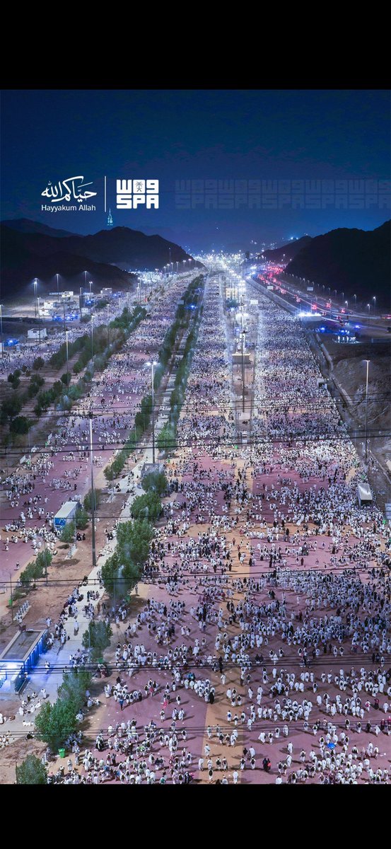 Q86Naif's tweet photo. مشهد مهيب!

لحظة نفرة الحجاج من عرفات إلى مزدلفة

شكراً المملكة العربية السعودية 

@Makkah_wr 
@HajjMedia https://t.co/sEbyHNBCkg