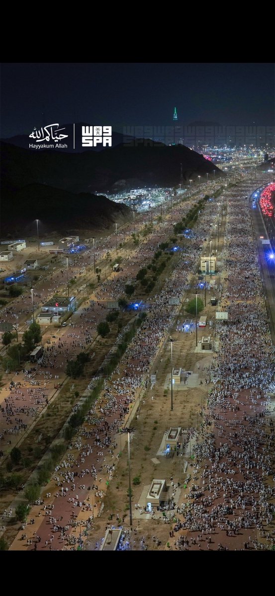 Q86Naif's tweet photo. مشهد مهيب!

لحظة نفرة الحجاج من عرفات إلى مزدلفة

شكراً المملكة العربية السعودية 

@Makkah_wr 
@HajjMedia https://t.co/sEbyHNBCkg