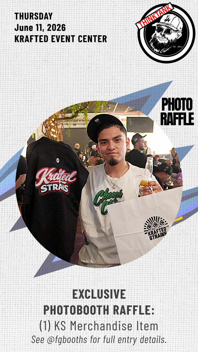 kraftedcorp's tweet photo. @FGBooths PHOTO RAFFLE at The Krafted Lounge on 6/11! 

🔥🔥🔥 https://t.co/xS7bwKl2cB