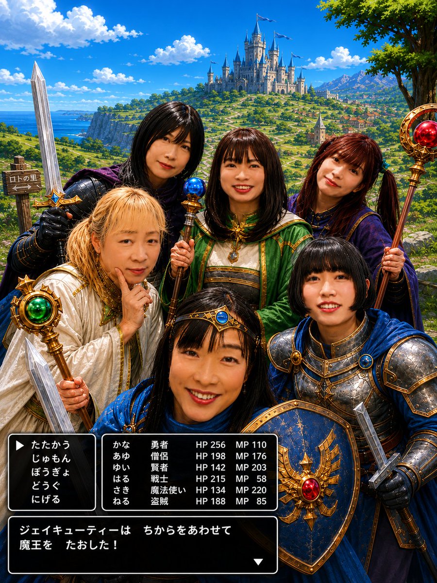 yui515532's tweet photo. JCUTIE でパーティーを組んでみました❗
#JCUTIE
#ドラゴンクエストの日 https://t.co/NX8BE131Dj