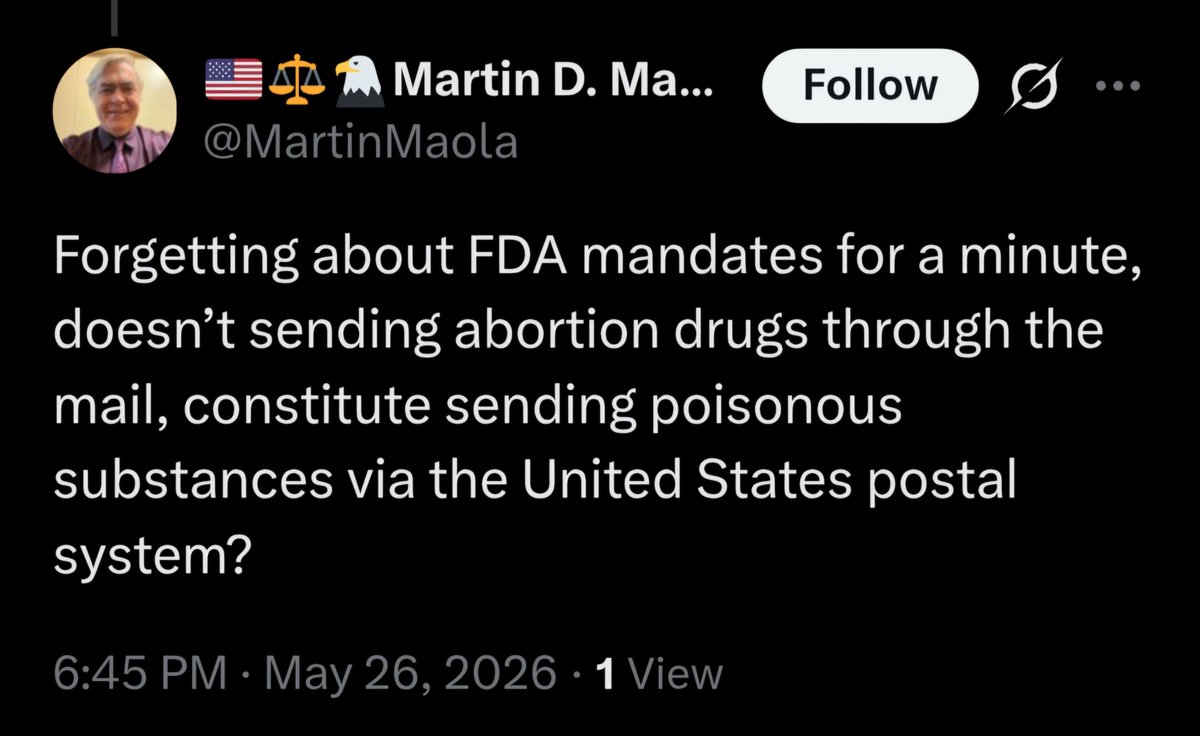 DoomScroling's tweet photo. Of course not, because abortion medications are not poisonous substances. 

Mifepristone and misoprostol are both medications that are used for abortion, but are also used to address other medical conditions such as Cushing's syndrome hyperglycemia, fibroids, &amp; gastric ulcers. https://t.co/pHDq8H8yNo