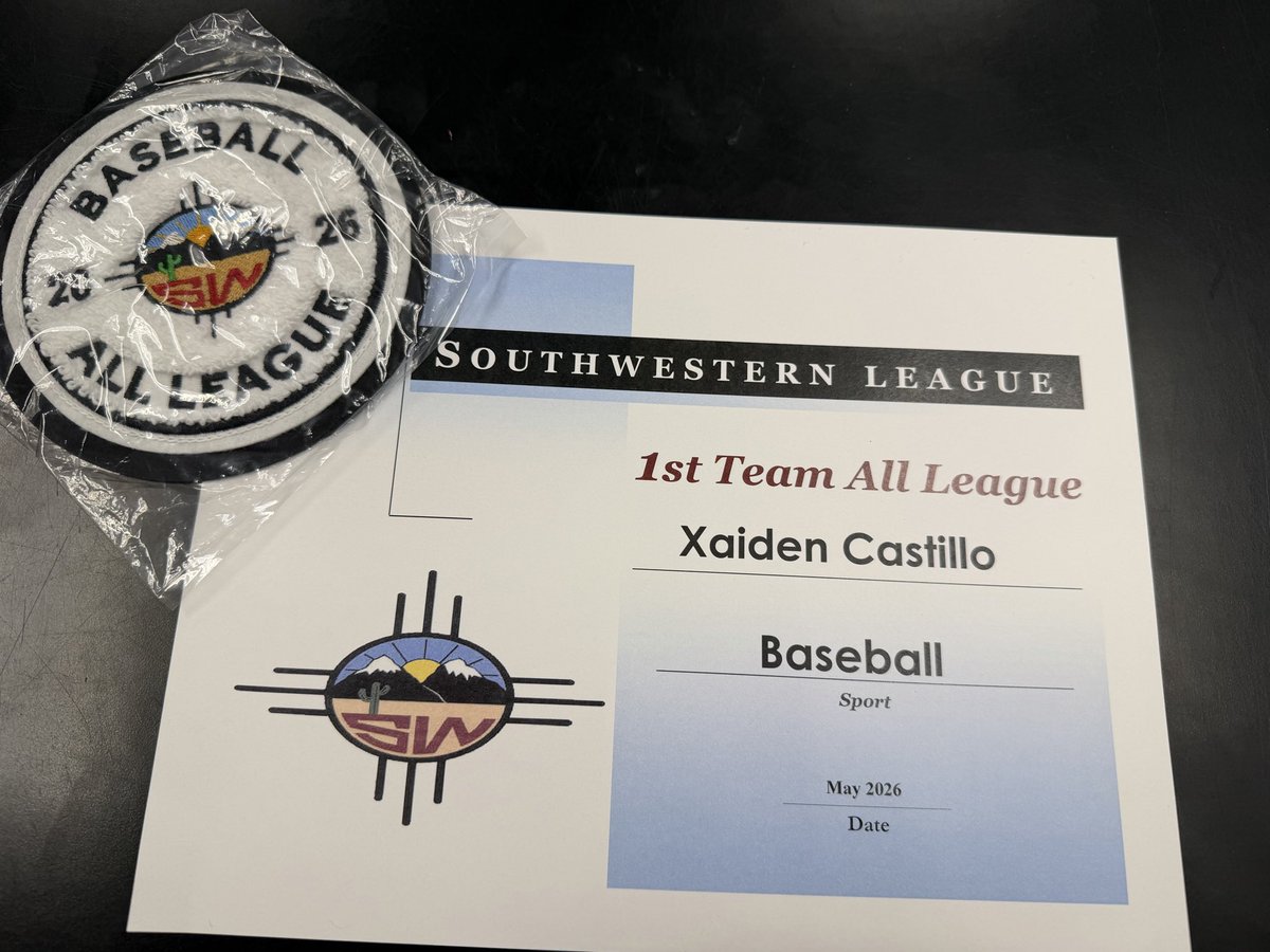 XaidenCastillo's tweet photo. Got First Team All League in the Southwestern Section⚾️
@coachdress9 @steve_silberman https://t.co/g53ZGd13l0