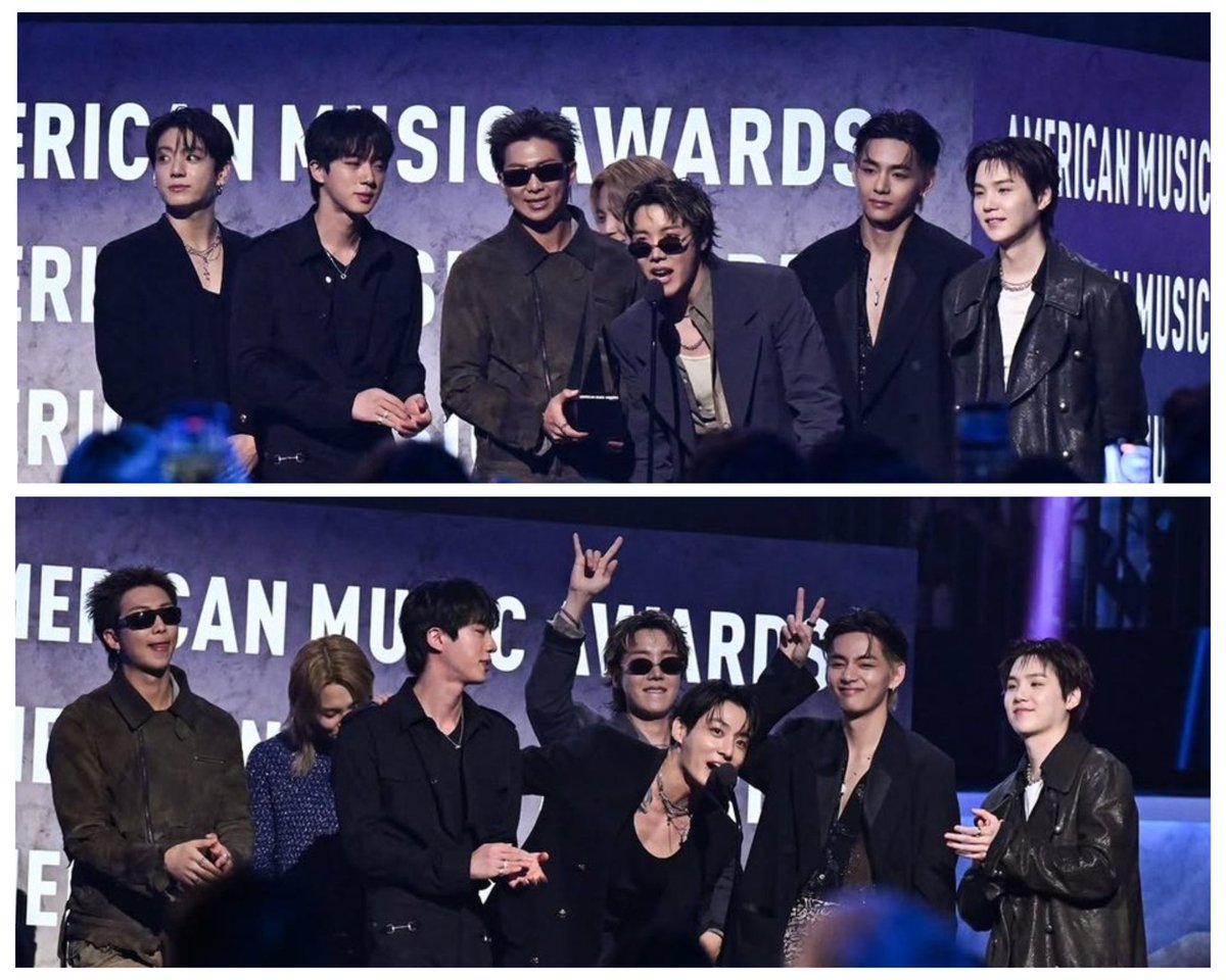 jiminimymy3's tweet photo. 소속사가 아티스트 가려진 사진을 게시한다?
@BTS_BigHit 
AMAS사진   vs  하이브 사진🤮 https://t.co/FZIosTLTeh
