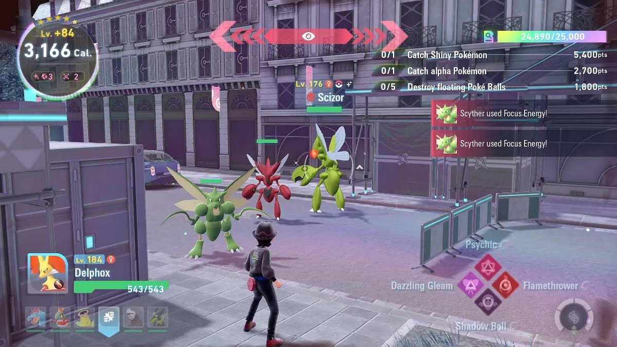 LegionisDev's tweet photo. Shalpha Fletchinder and Tinkatuff were found randomly, which is the best way to find shiny alphas imo. I got Shalpha Scizor when I was resetting to get a shiny Doublade and I couldn't not catch it. #PokemonLegendsZA #ShinyPokemon https://t.co/aGUHktPluN