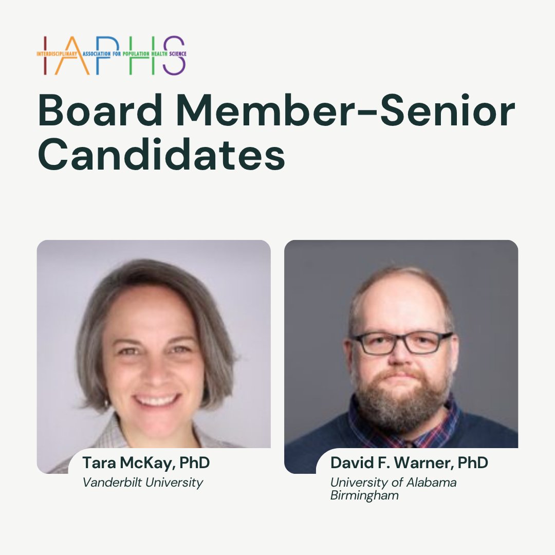 ia4phs's tweet photo. ✅The election for President-Elect and Board Members is open from May 16 to June 30! You must be an individual member of IAPHS by June 30 to vote. Check the candidate statements and vote here=> https://t.co/c5QPb15lOM #IAPHS #PopHealth https://t.co/ImF8YxVWGm