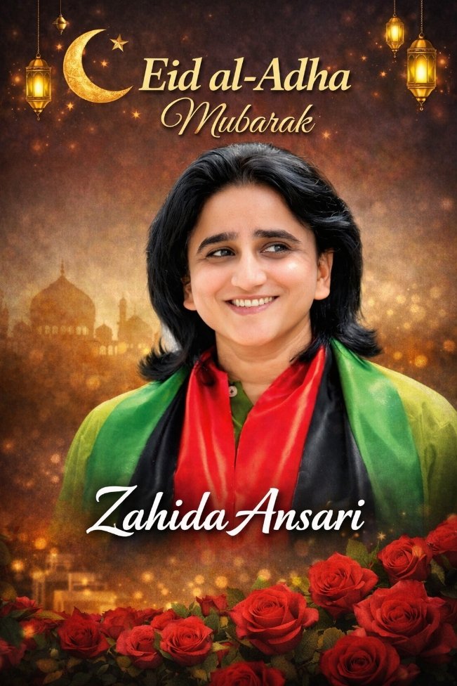 zahida_ansari's tweet photo. Happy Eid-ul-Adha to all friends, colleagues and relatives #Eidaladha https://t.co/qSirKVjWlm