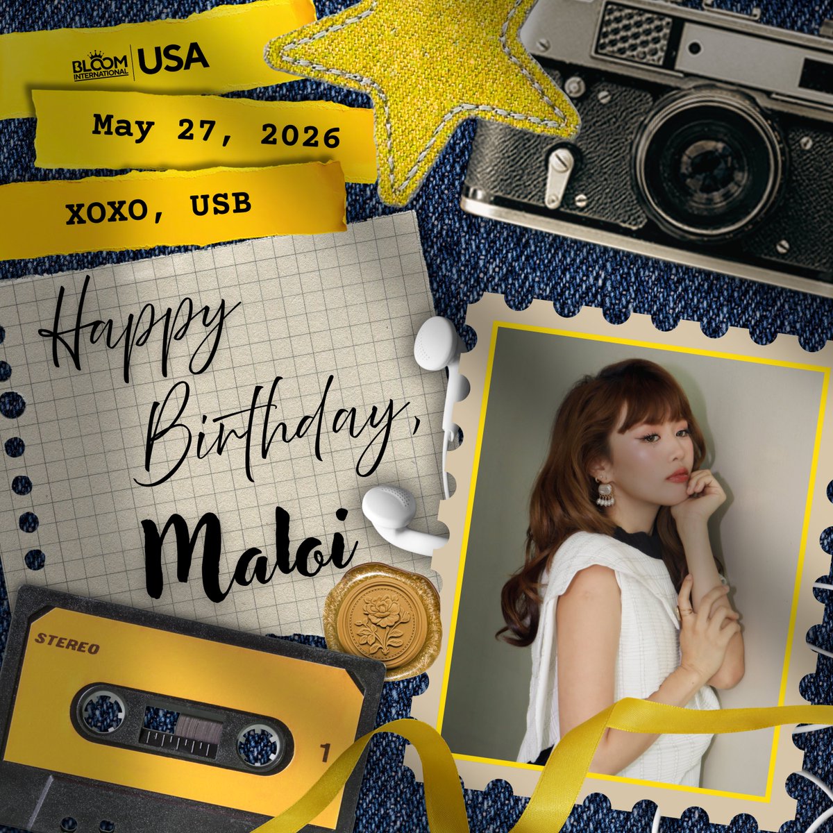TeamBloom_USA's tweet photo. Happy birthday to our ray of sunshine, Maloi!

We are happy because you are happy and continue to grow into yourself each year! It brings comfort knowing that you fully embrace your individuality with confidence and sincerity. As you continue to accomplish your goals, you also have touched many lives with you sincerity, genuie, and creative self.

Thank you for always sharing your light with those around you- whether through music, humor, art, or simply dressing and expressing yourself freely. As you enter another year of life, may you continue to find peace, love, and the same warmth you give to others. We are always cheering for you and are grateful for your existence.

Continue to radiate your bright and lively energy while living life at your own pace. We will always be beaming with pride for you.

LUCKYCHELLA SEASON 24

#ThisIsLuckyChella24
#LuckyChellaYvestival
#BINI_Maloi