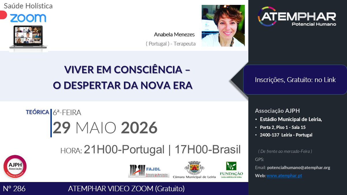 atemphar's tweet photo. Tópicos da palestra:
- O Salto vibracional: O que significa transitar da sobrevivência (3D) para a consciência (5D)

Palestra de sensibilização, gratuita
https://t.co/sVJvK3yZt9
@todos https://t.co/xyXR1J0ET4