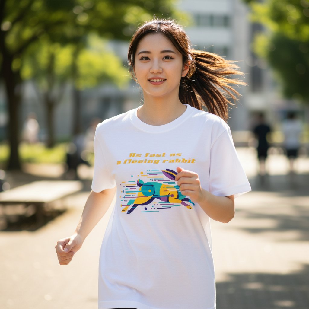 Upward_Works's tweet photo. 【PRODUCTS INTRODUCE】
"脱兎の如し(As fast as a fleeing rabbit)"
https://t.co/lid0cEE7pQ

Baseにて販売した商品を紹介！カラー、デザイン多数！ぜひご確認ください！
Check out the products available at the Upward Works Base Shop! Lots of colors and designs to choose from!

インスタグラムでも着用イメージを公開中！
You can also see styling images on our Instagram!
https://t.co/3GHxSMGM8B

ショップはこちらから↓
Available now from
https://t.co/2BcpWrG7D5

#Tシャツデザイン #オリジナルTシャツ #デザインTシャツ #グラフィックTシャツ #アートTシャツ #ファッションコーデ #シンプルコーデ #カジュアルスタイル #デザイン好きと繋がりたい #クリエイティブライフ #TshirtDesign #GraphicTee #StreetFashion #MinimalDesign #ArtWear #CreativeStyle #PositiveVibes #JapaneseDesign #GiftIdea #InspirationWear