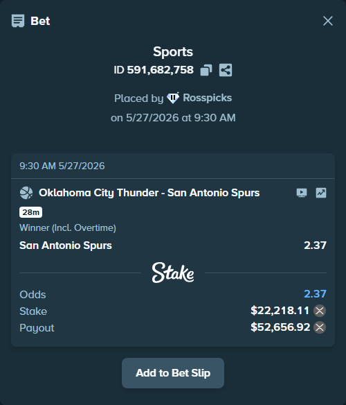 Stake High Roller tweet media