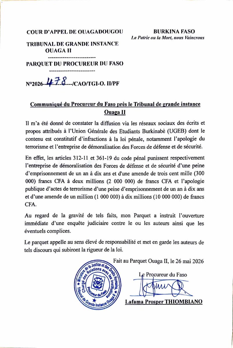 SIG Burkina Faso tweet media