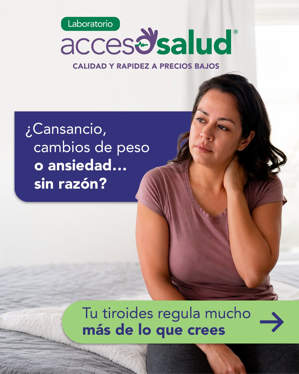 labaccesosalud's tweet photo. Hay cambios en tu cuerpo que vale la pena entender; revisar tu tiroides te ayuda a tener claridad sobre tu salud hormonal. 💬

👉 ¿Hace cuánto no la revisas? 👀
📲 Envíanos mensaje y cotiza tu Perfil Tiroideo Plus: 55 4187 7642. https://t.co/uJxdy88X9i