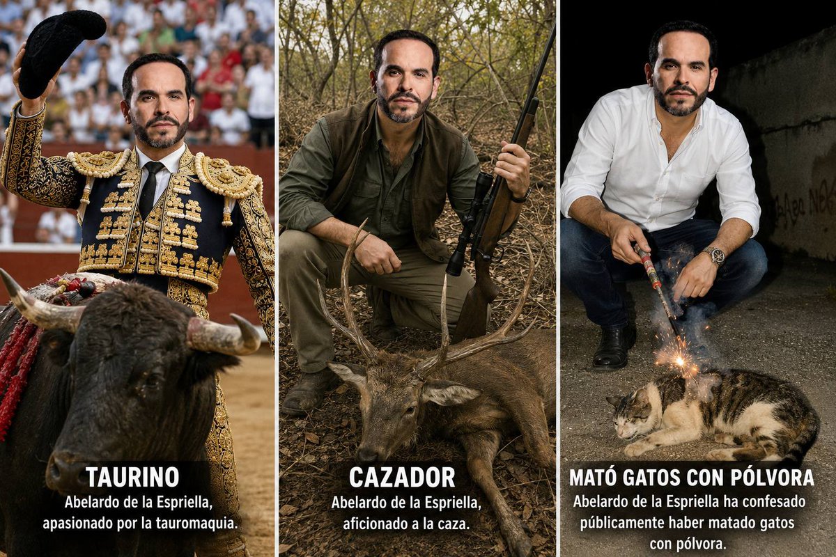 EsmeHernandezSi's tweet photo. Nadie que diga defender a los animales, podría darle su voto a ABELARDO, un sádico asesino de animales. https://t.co/pDgVnbdu32