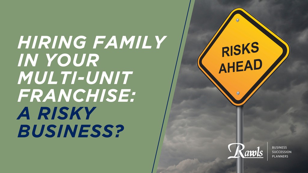 rawlsgroup's tweet photo. Financial loss. High turnover. Broken trust. Family conflict. 

These are the risks of hiring family without structure. Here’s how to prevent them: https://t.co/i8gltbzlsN

#MultiUnitFranchise #FranchiseLeadership #BusinessSuccession #SuccessionPlanning https://t.co/KbOgEuQqyl