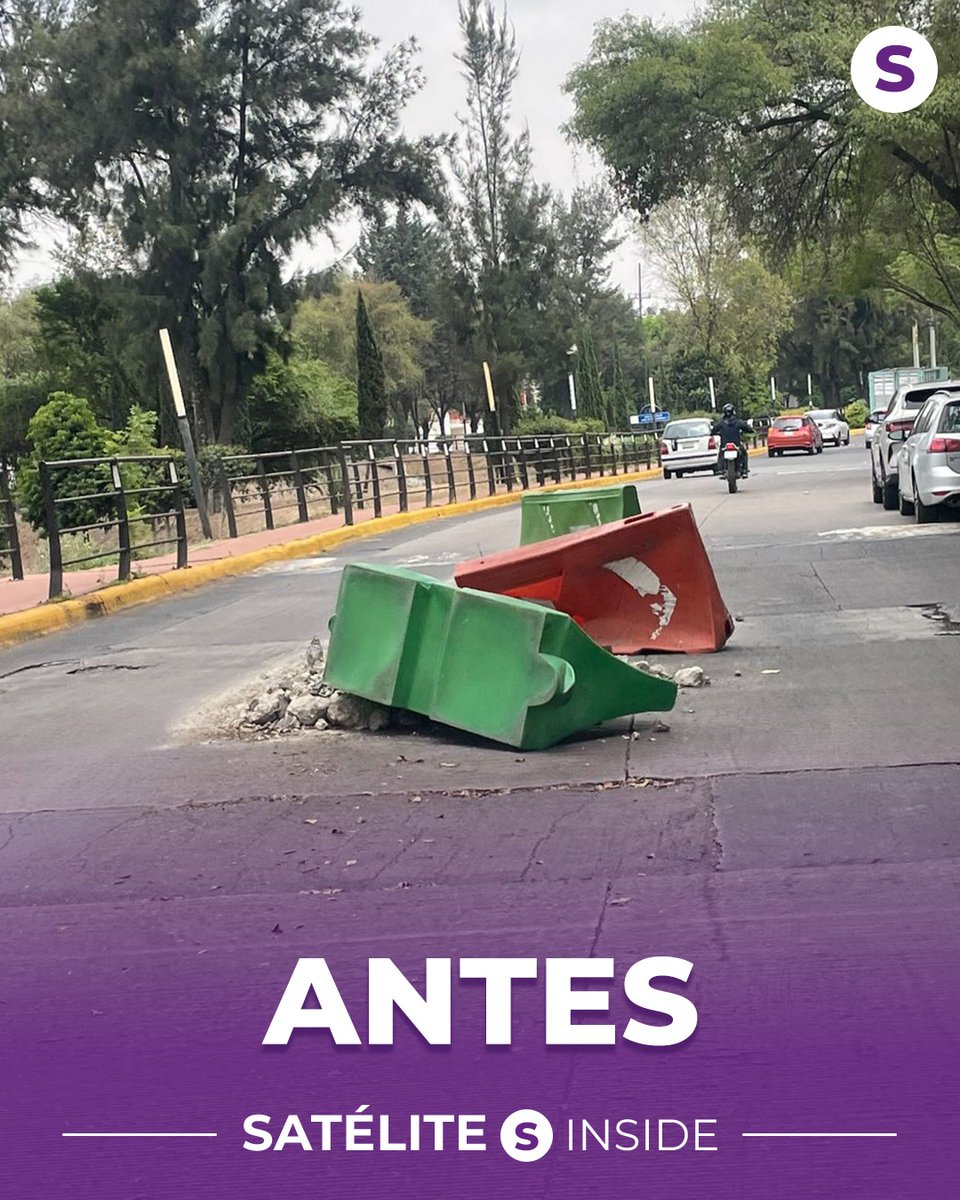 satelite_inside's tweet photo. Durante varias semanas permaneció obstruido Circuito Centro Cívico, a la altura de Office Depot, sobre Paseo de las Marinas. 🚧

Fue colocada una boca de tormenta en el área donde muchos automóviles registraban daños. 

#SatéliteInside https://t.co/JP43gCqf31