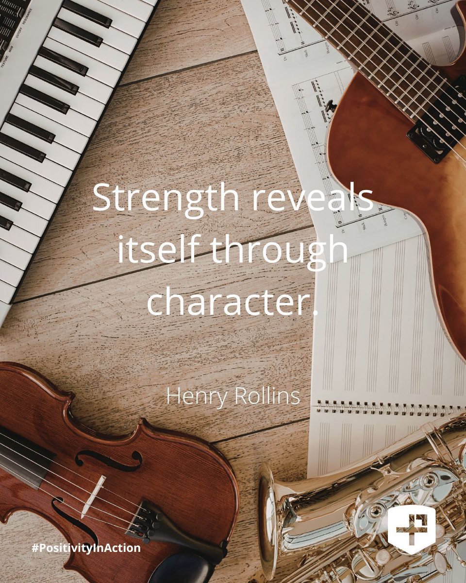 PosProject's tweet photo. "Strength reveals itself through character."
- Henry Rollins
#PositivityinAction https://t.co/CLH4qGVcNO