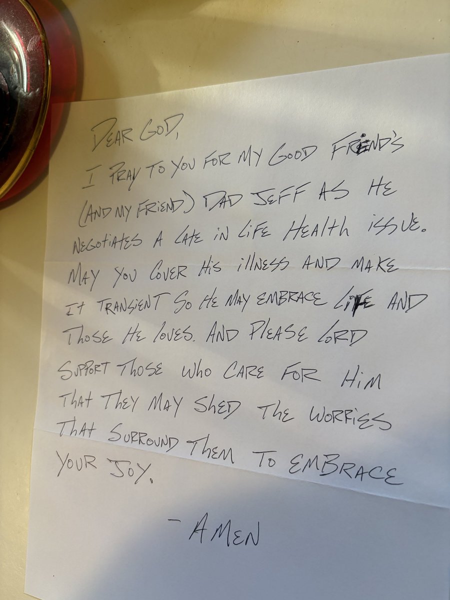 FIRsilverback's tweet photo. a prayer for a friend https://t.co/y2gbl0fq8n