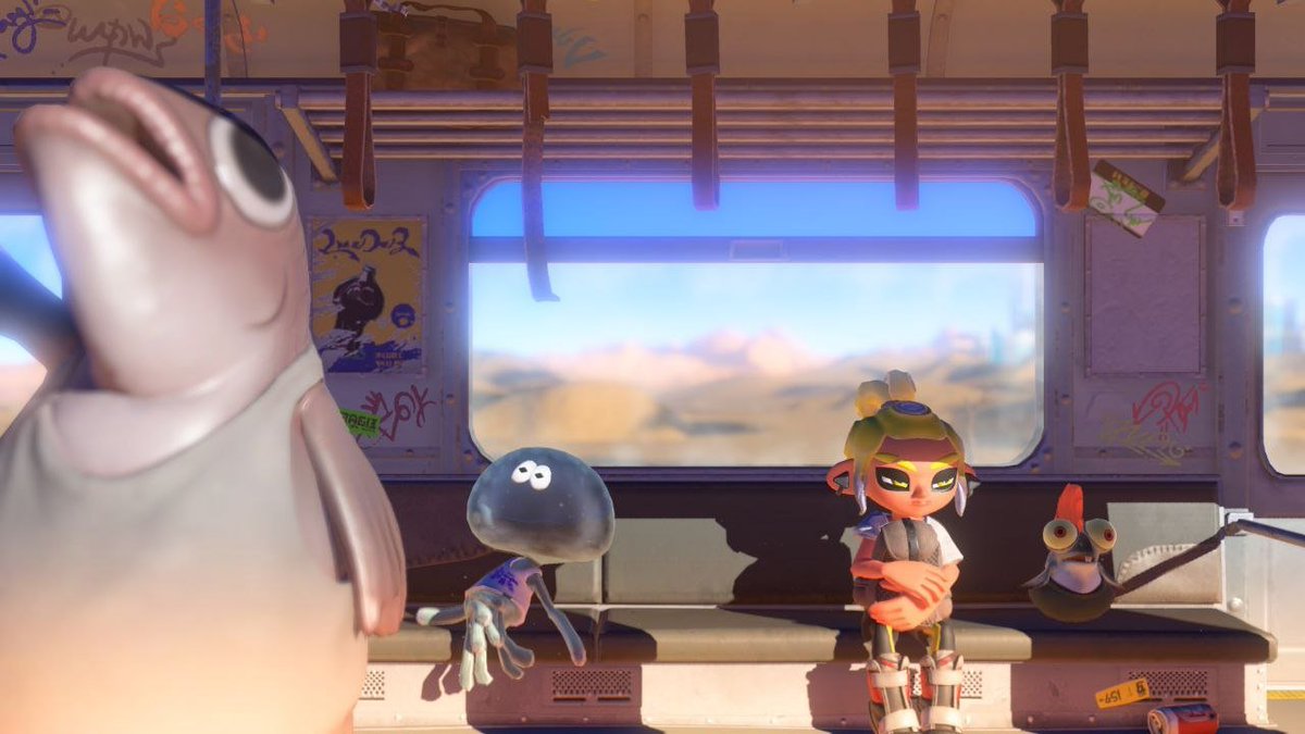 luisfinal3's tweet photo. Agora é hora de voltar pra esse mundo apocalíptico aqui. #NintendoSwitch #Splatoon3 https://t.co/NMrOfIpF1k