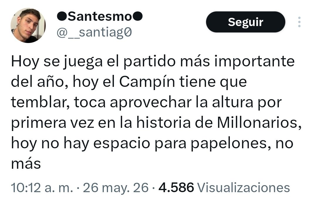 armando5ga90559's tweet photo. @__santiag0 Vengo del futuro y si fue un papelón https://t.co/RtzelpBsfn