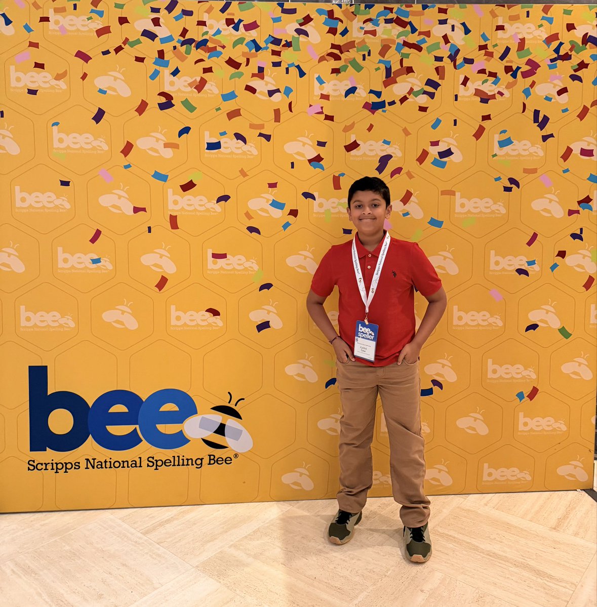 ElecCoopsArk's tweet photo. 🐝 Arkansas State Spelling Bee Champion Karthik Dalai has advanced to the quarterfinals of the Scripps National Spelling Bee in Washington, D.C.

Watch the competition live tomorrow starting at 8 a.m. at https://t.co/zZuJsBAV7t. https://t.co/8cnH7v51wc