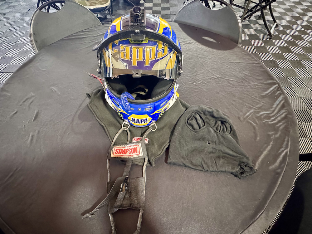 SimpsonRacing's tweet photo. Our very own @RonCapps28 sat down with Kelly Crandall at @racerhq to talk through his @NHRA safety set up and why it's important to have a safety layer system in racing: https://t.co/FCopan0opD #SimpsonSafety https://t.co/jg1Nh8eQ64
