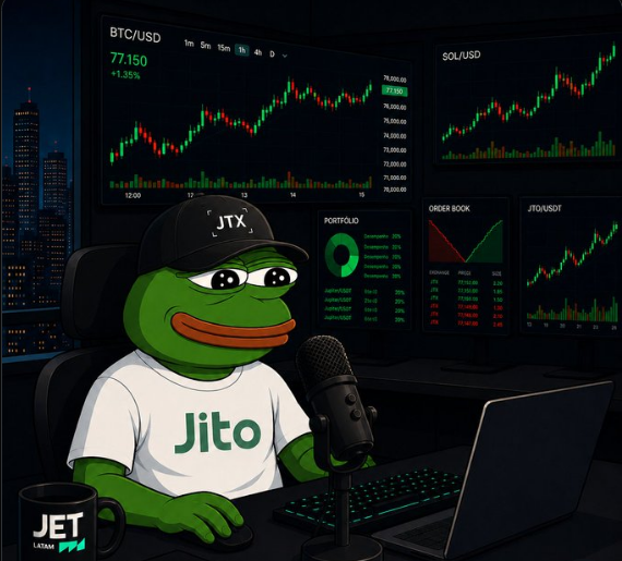 osguridascripto's tweet photo. A JITO esta chegando com tudo para mudar a forma que você vê as DEX e PERPDEX na #solana. Quer fazer parte disso? garanta sua vaga antecipada com bônus de 20% de rebate em suas negociações apenas fazendo o pré-cadastrado!   https://t.co/KGuLyqggx2 https://t.co/gH00SgTyky