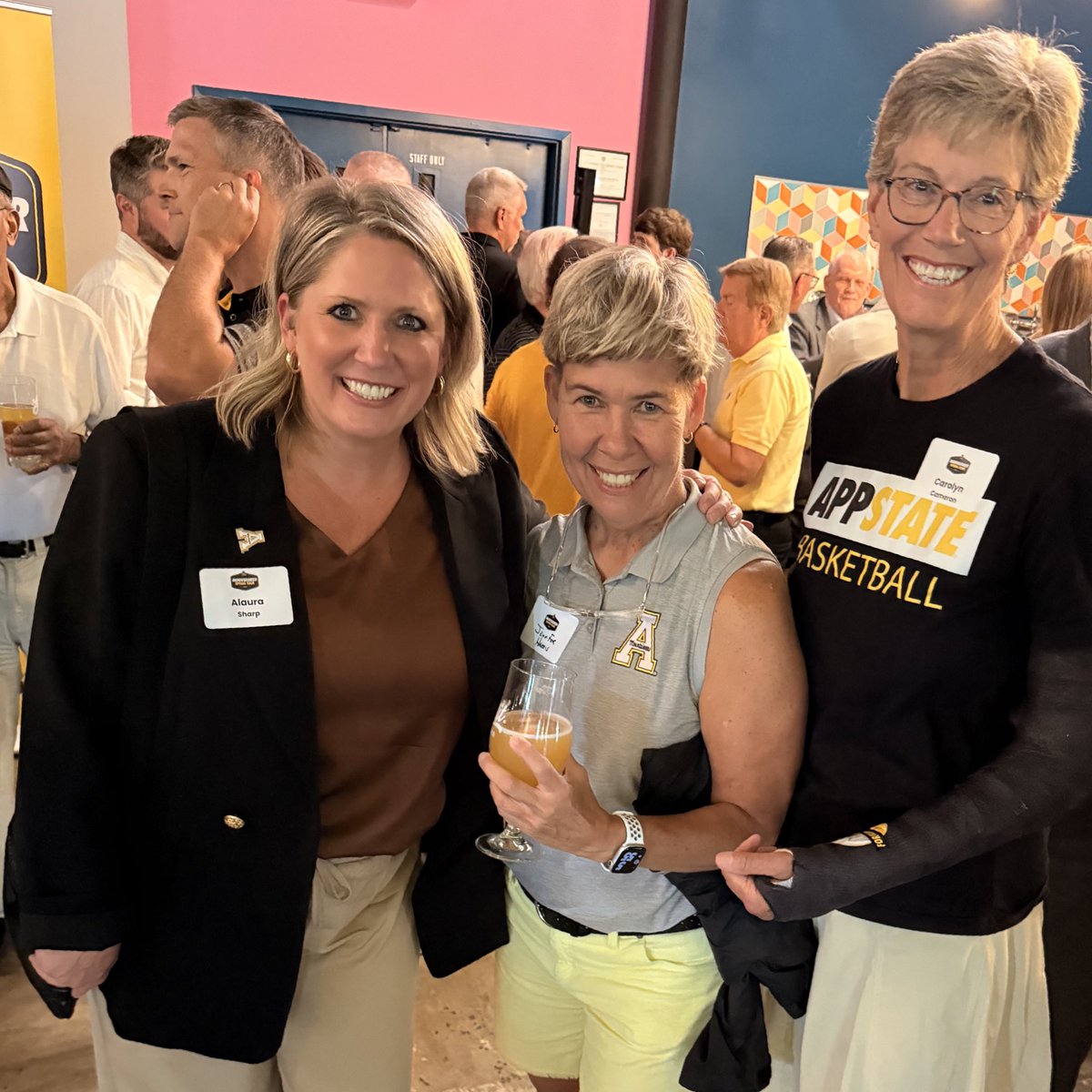 appstatesports's tweet photo. Another great crowd tonight in the Triangle for our #MountaineerSpringTour stop at Edit Beer Co. of Raleigh!

#GoApp https://t.co/3lCN5zQ9RE