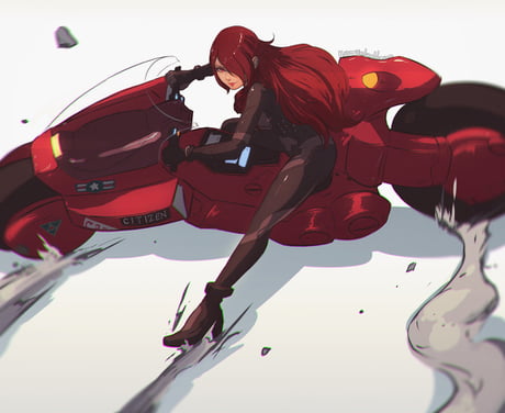 KMitsuruQOE's tweet photo. Mitsuru did a certain Motorbike slide perfectly. https://t.co/NNkiNVfm0I