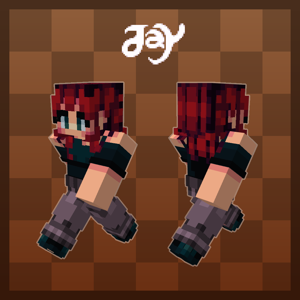 SoJayKay13's tweet photo. I'm practicing Masc/Fem Minecraft skins and thinking about opening commissions for $10. If you're interested, DM me — PayPal accepted.

❤️Hope I can join #VGen soon. If you could share or comment, I'd really appreciate it! 🔃💬

#pixelart #aseprite #minecraft #indie #commissions https://t.co/OEMgebkvDp
