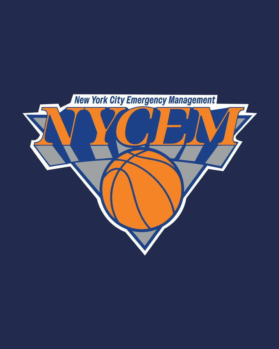 nycemergencymgt's tweet photo. 🧡💙🩶 #KnicksNation #knicks https://t.co/SBEmQx2iQt