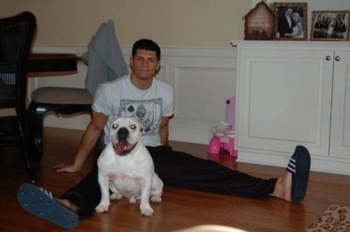 RhodesOnTop's tweet photo. Show me your favorite wrestler with a pet

I'll start: 
Cody Rhodes being a dogs best friend 💙🫶🏻 https://t.co/DEjeDR7ZZa